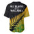 Australia Wallabies and Aotearoa Rugby Baseball Jersey Kangaroo Black Fern Maori Gradient Vibe LT9 - Polynesian Pride