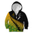 Australia Wallabies and Aotearoa Rugby Kid Hoodie Kangaroo Black Fern Maori Gradient Vibe LT9 - Polynesian Pride