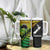 Australia New Zealand Rugby Tumbler With Handle Aboriginal Wallabies and Maori Black Fern Gradient Vibe