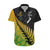 Custom Australia Wallabies and Aotearoa Rugby Hawaiian Shirt Kangaroo Black Fern Maori Gradient Vibe LT9 Gradient - Polynesian Pride