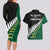 South Africa and Aotearoa Rugby Couples Matching Long Sleeve Bodycon Dress and Hawaiian Shirt Springboks Black Fern Maori Vibe LT9 - Polynesian Pride