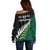 South Africa and Aotearoa Rugby Off Shoulder Sweater Springboks Black Fern Maori Vibe LT9 - Polynesian Pride