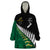 South Africa and Aotearoa Rugby Wearable Blanket Hoodie Springboks Black Fern Maori Vibe LT9 One Size Black - Polynesian Pride