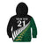 Custom South Africa and Aotearoa Rugby Kid Hoodie Springboks Black Fern Maori Vibe LT9 - Polynesian Pride