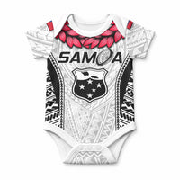Samoa Rugby Baby Onesie Go Champions World Cup 2023 Polynesian Unique LT9 White - Polynesian Pride