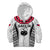 Samoa Rugby Kid Hoodie Go Champions World Cup 2023 Polynesian Unique LT9 Zip Hoodie White - Polynesian Pride