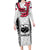 Samoa Rugby Long Sleeve Bodycon Dress Go Champions World Cup 2023 Polynesian Unique LT9 Long Dress White - Polynesian Pride