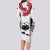 Samoa Rugby Long Sleeve Bodycon Dress Go Champions World Cup 2023 Polynesian Unique LT9 - Polynesian Pride