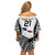 Custom Samoa Rugby Off Shoulder Short Dress Go Champions World Cup 2023 Polynesian Unique LT9 - Polynesian Pride