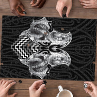 Aotearoa Kowhaiwhai Poutama Black Motif Puzzle LT9 - Polynesian Pride