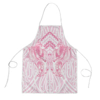 Aotearoa Kowhaiwhai Poutama Pink Motif Apron LT9 Pink - Polynesian Pride