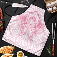 Aotearoa Kowhaiwhai Poutama Pink Motif Apron LT9 Pink - Polynesian Pride