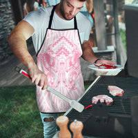 Aotearoa Kowhaiwhai Poutama Pink Motif Apron LT9 - Polynesian Pride