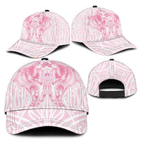 Aotearoa Kowhaiwhai Poutama Pink Motif Classic Cap LT9 - Polynesian Pride