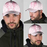 Aotearoa Kowhaiwhai Poutama Pink Motif Classic Cap LT9 - Polynesian Pride