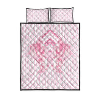 Aotearoa Kowhaiwhai Poutama Pink Motif Quilt Bed Set LT9 - Polynesian Pride