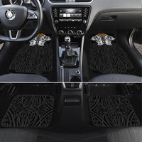 Aotearoa Kowhaiwhai Poutama Rainbow Motif Car Mats LT9 Set 4pcs Rainbow - Polynesian Pride