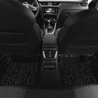 Aotearoa Kowhaiwhai Poutama Rainbow Motif Car Mats LT9 Set 2pcs - Back Rainbow - Polynesian Pride