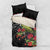 Meri Kirihimete Kakapo Bedding Set Black Silver Fern Christmas Vibe