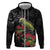 Meri Kirihimete Kakapo Hoodie Black Silver Fern Christmas Vibe