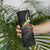 Meri Kirihimete Kakapo Skinny Tumbler Black Silver Fern Christmas Vibe