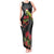 Meri Kirihimete Kakapo Tank Maxi Dress Black Silver Fern Christmas Vibe