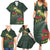 Meri Kirihimete Kakapo Family Matching Summer Maxi Dress and Hawaiian Shirt Green Silver Fern Christmas Vibe