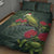 Meri Kirihimete Kakapo Quilt Bed Set Green Silver Fern Christmas Vibe