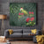 Meri Kirihimete Kakapo Tapestry Green Silver Fern Christmas Vibe