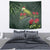 Meri Kirihimete Kakapo Tapestry Green Silver Fern Christmas Vibe