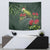 Meri Kirihimete Kakapo Tapestry Green Silver Fern Christmas Vibe