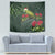 Meri Kirihimete Kakapo Tapestry Green Silver Fern Christmas Vibe