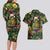 Meri Kirihimete Kakapo Couples Matching Long Sleeve Bodycon Dress and Hawaiian Shirt New Zealand Christmas with Tropical Vibe