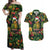 Meri Kirihimete Kakapo Couples Matching Off Shoulder Maxi Dress and Hawaiian Shirt New Zealand Christmas with Tropical Vibe