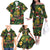 Meri Kirihimete Kakapo Family Matching Off The Shoulder Long Sleeve Dress and Hawaiian Shirt New Zealand Christmas with Tropical Vibe