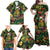 Meri Kirihimete Kakapo Family Matching Off Shoulder Maxi Dress and Hawaiian Shirt New Zealand Christmas with Tropical Vibe