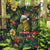 Meri Kirihimete Kakapo Garden Flag New Zealand Christmas with Tropical Vibe