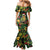 Meri Kirihimete Kakapo Mermaid Dress New Zealand Christmas with Tropical Vibe