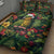 Meri Kirihimete Kakapo Quilt Bed Set New Zealand Christmas with Tropical Vibe