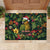 Meri Kirihimete Kakapo Rubber Doormat New Zealand Christmas with Tropical Vibe