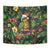 Meri Kirihimete Kakapo Tapestry New Zealand Christmas with Tropical Vibe