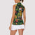 Meri Kirihimete Kakapo Women Sleeveless Polo Shirt New Zealand Christmas with Tropical Vibe