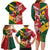 Australia-Tonga Rugby Pacific Custom Family Matching Long Sleeve Bodycon Dress and Hawaiian Shirt The Kangaroos and Mate Ma'a Tonga