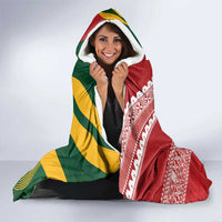 Australia-Tonga Rugby Pacific Custom Hooded Blanket The Kangaroos and Mate Ma'a Tonga LT9 - Polynesian Pride