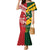 Australia-Tonga Rugby Pacific Custom Mermaid Dress The Kangaroos and Mate Ma'a Tonga