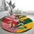 Australia-Tonga Rugby Pacific Custom Round Carpet The Kangaroos and Mate Ma'a Tonga