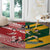 Australia-Tonga Rugby Pacific Custom Round Carpet The Kangaroos and Mate Ma'a Tonga