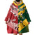 Australia-Tonga Rugby Pacific Custom Wearable Blanket Hoodie The Kangaroos and Mate Ma'a Tonga