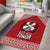 Tonga Rugby XIII Custom Area Rug Mate Ma'a Tonga with Ngatu Pattern