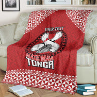 Tonga Rugby XIII Custom Blanket Mate Ma'a Tonga with Ngatu Pattern LT9 - Polynesian Pride